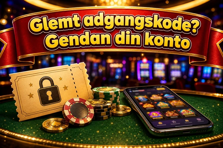 Glemt adgangskode? Gendan din konto